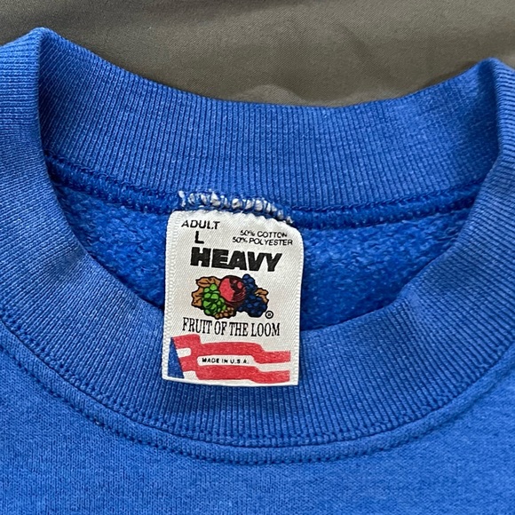 Vintage Hillcrest Hornets Basketball Heavy Duty Pullover Sweatshirt Size Large - Picture 4 of 4